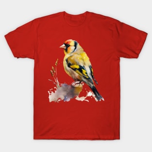 Goldfinch Bird On A Tree 6.0 T-Shirt